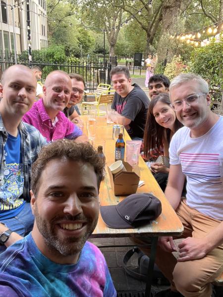Meeting a bunch of Discord friends at Bi Pride 2023